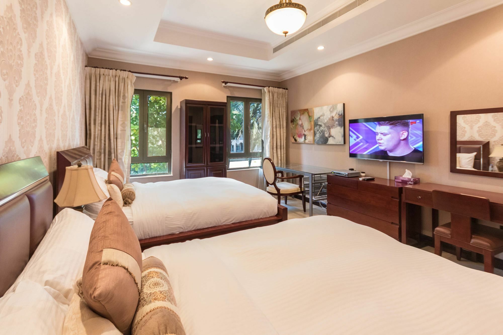 דובאי Yanjoon Holiday Homes - Palm Jumeirah Frond A Villas מראה חיצוני תמונה